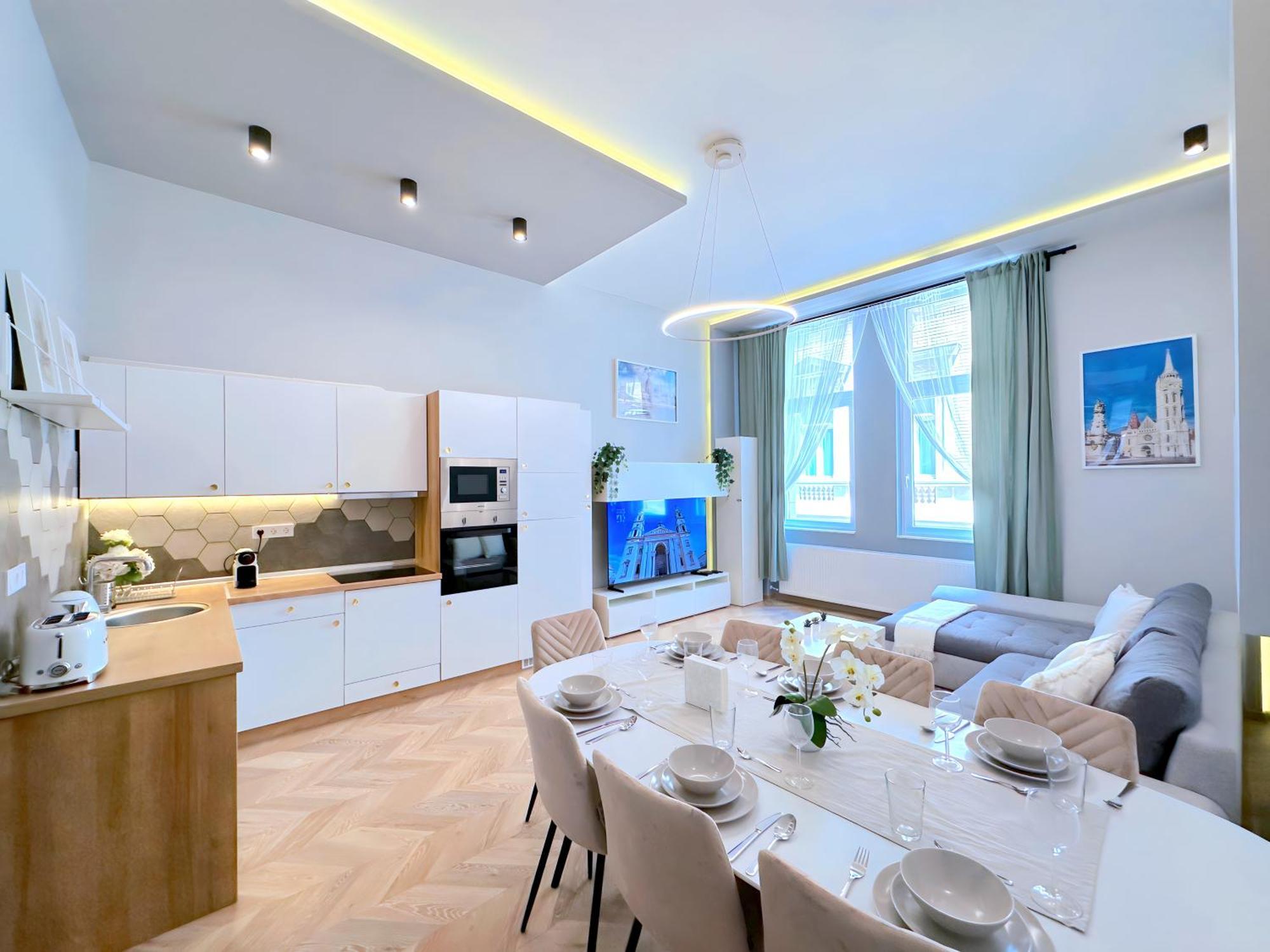 Apartament Lovely 3-bedroom In Downtown With Modern Design And Ac *