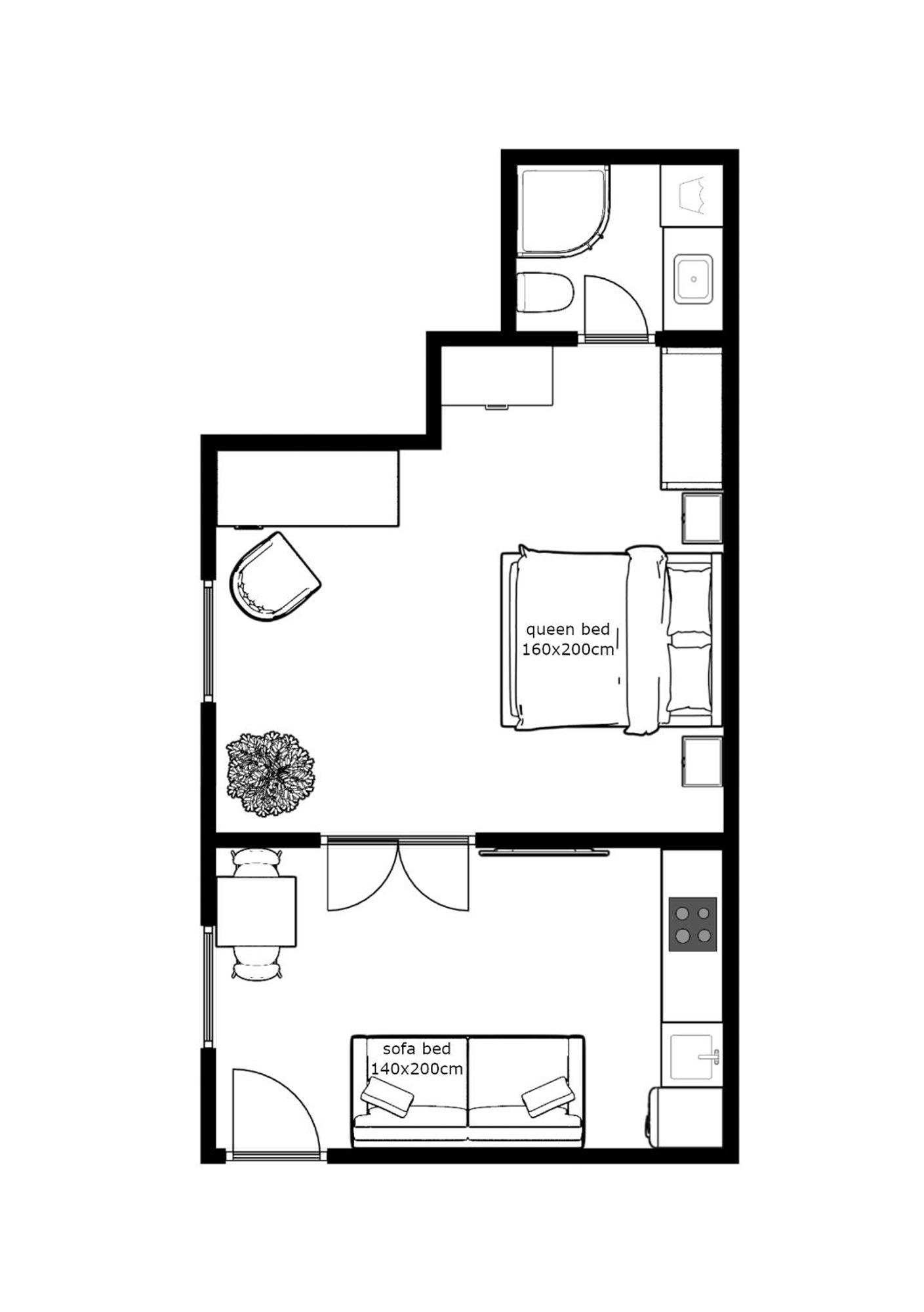 A13 Downtown With Parking Apartamento