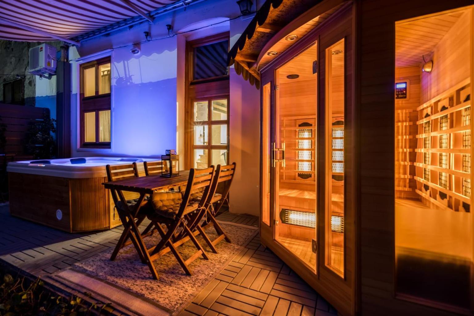 Wellness Wonderland Garden, Sauna, Jacuzzi In Cbd Budapest