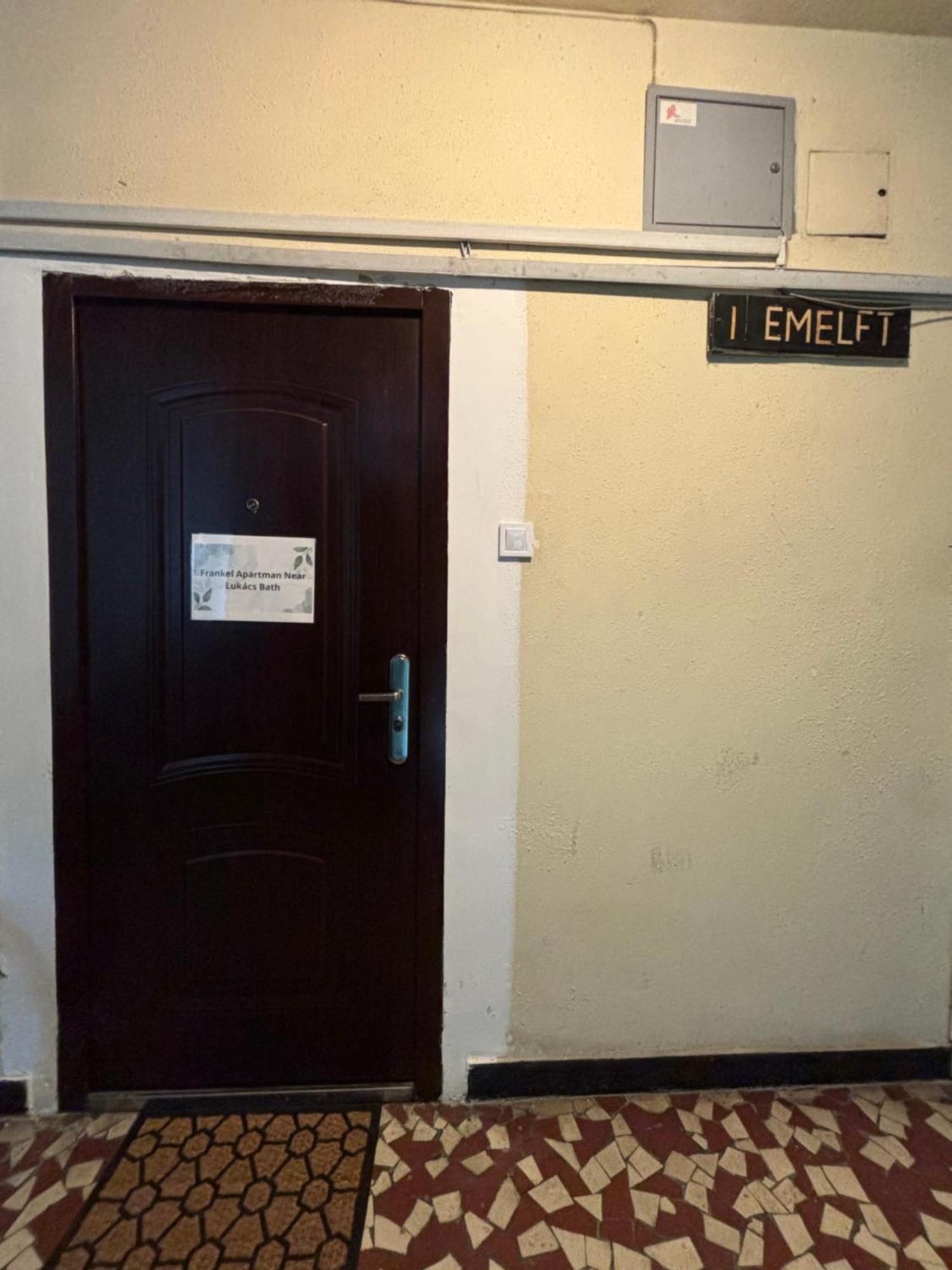Apartamento Frankel Near Lukacs Bath Budapest