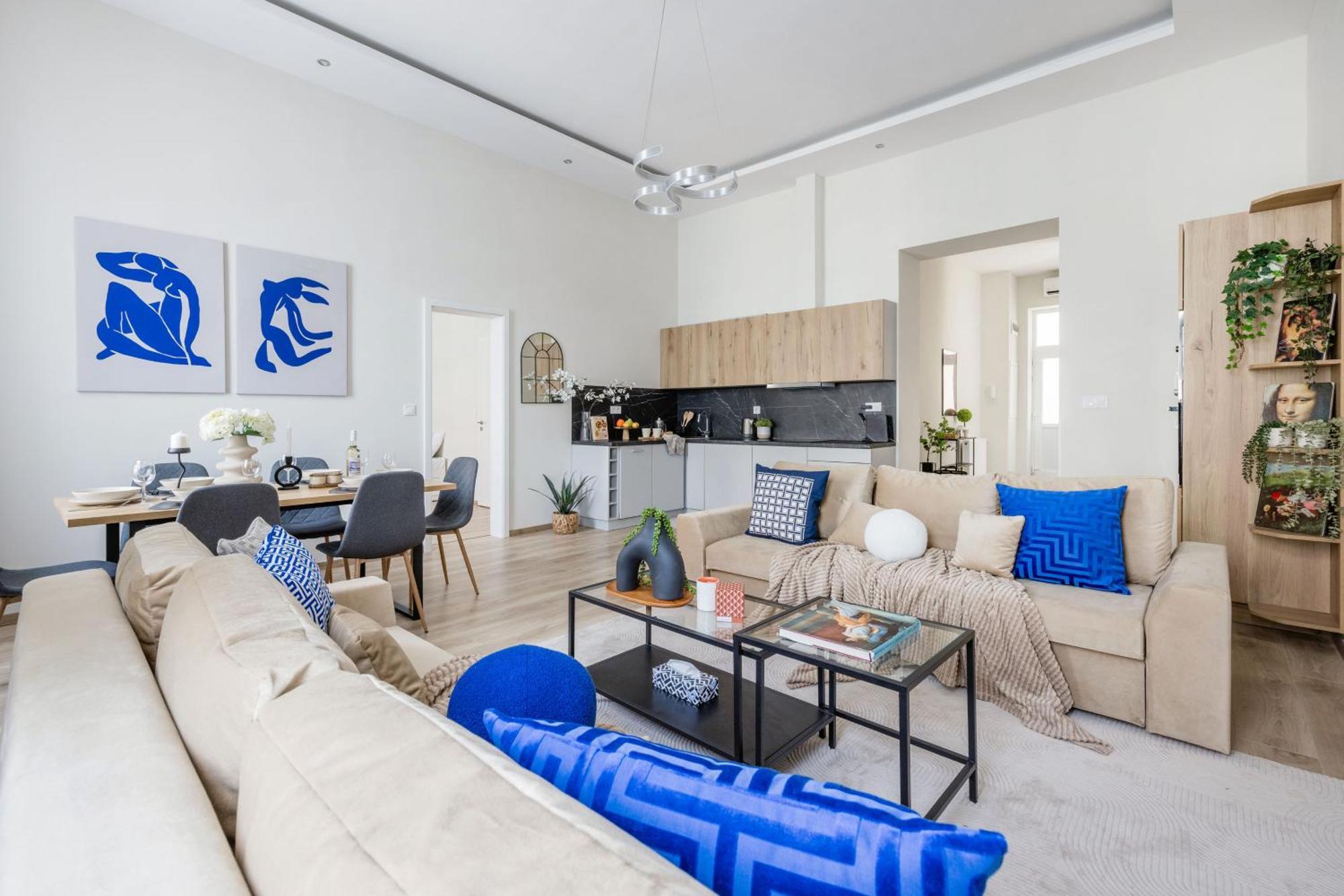 Oasis - Modern Charm, Timeless Comfort Lejlighed Budapest