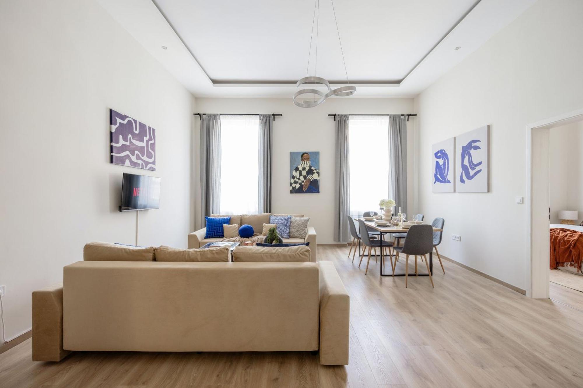 Lejlighed Oasis - Modern Charm, Timeless Comfort Budapest