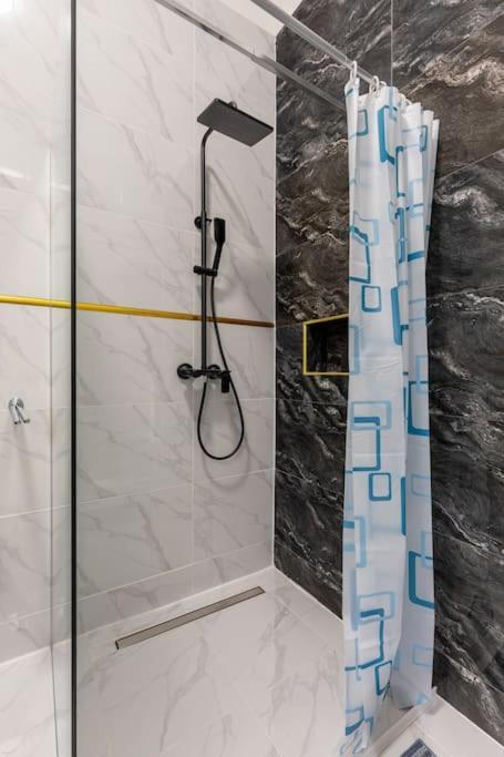 Apartament Black Marble Unique Design Near Danube River Budapeszt