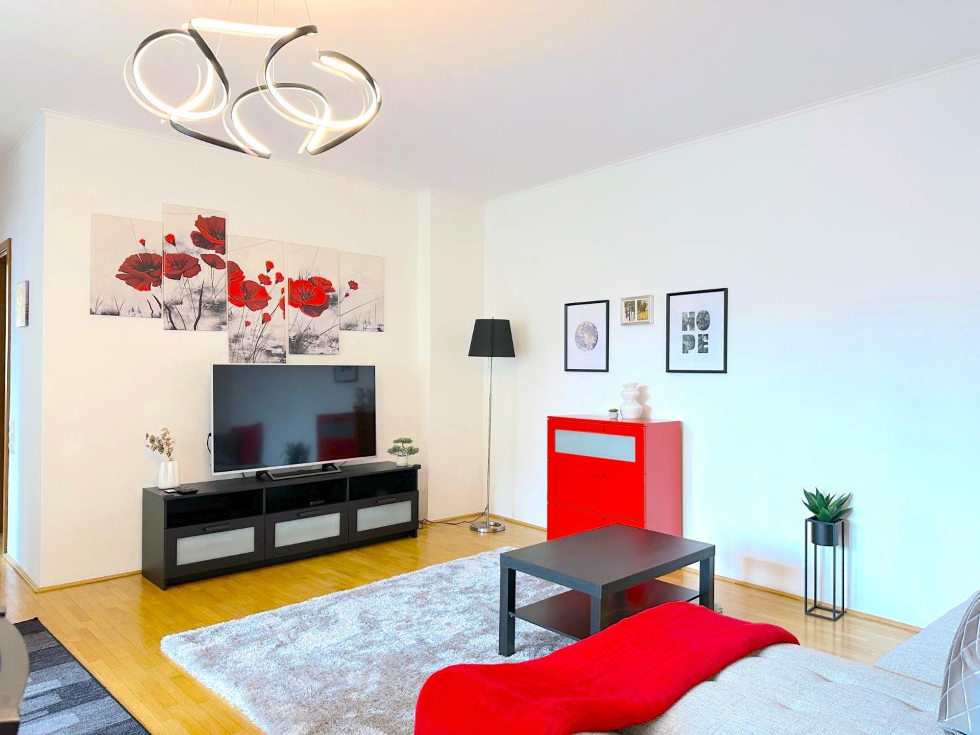 Apartmán Spacious 3-bedroom With Balcony & Free Parking Budapešť