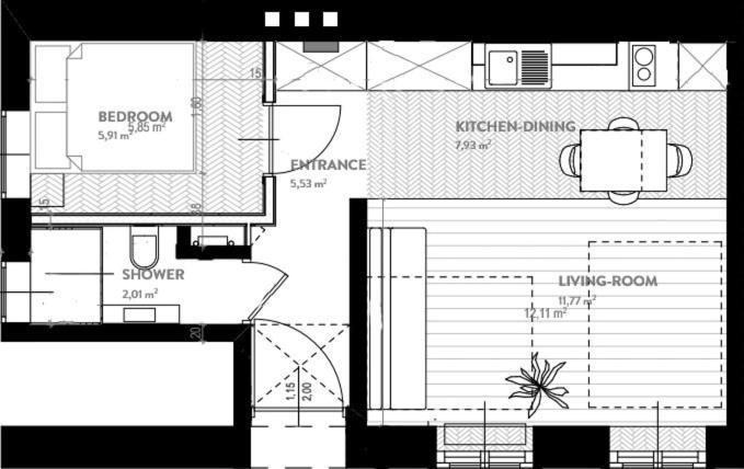 Appartamento Modern W Free Parking, Projector,netflix *