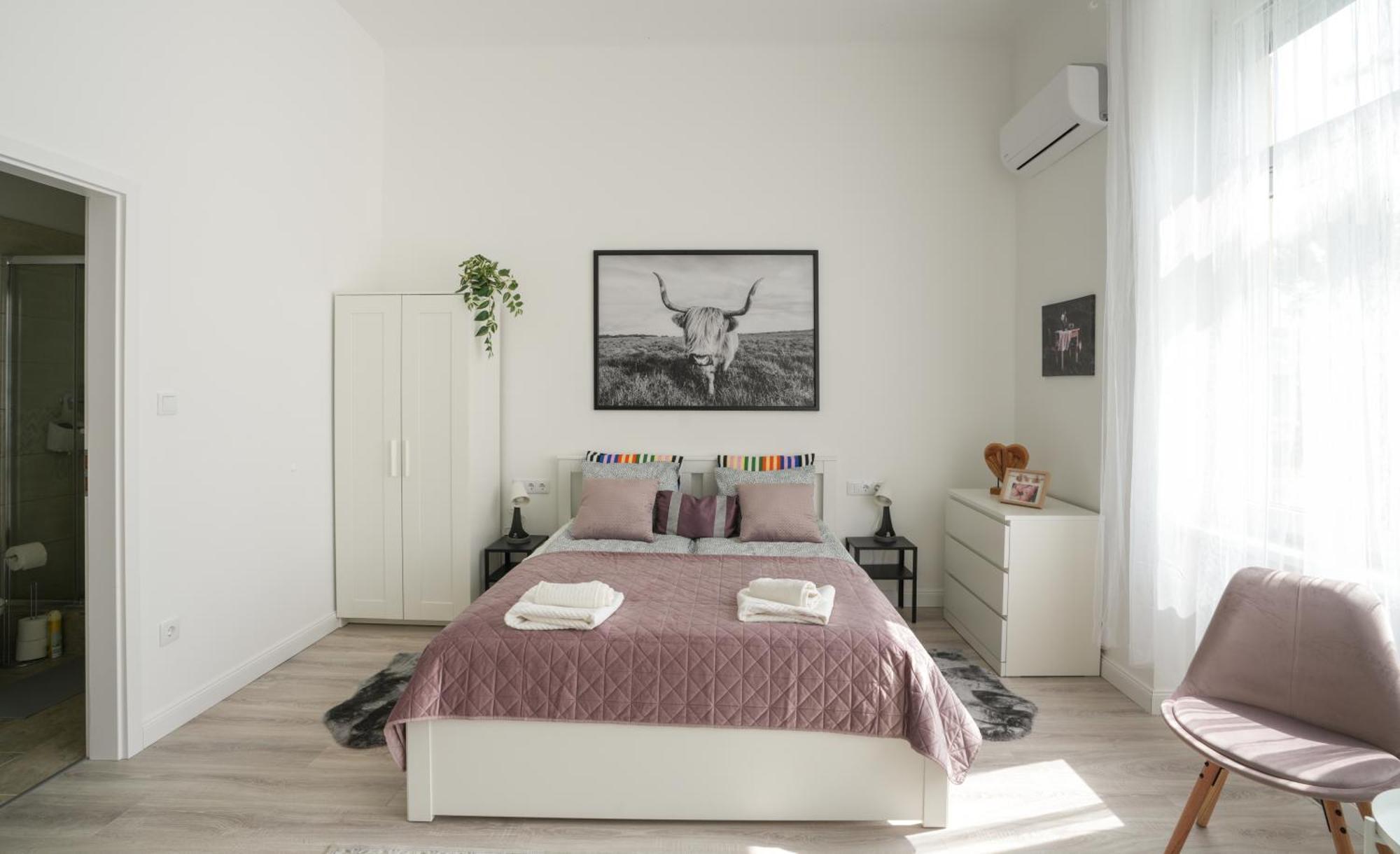 Apartamento A Lovley Newly Decorated Fully Equipped Walking Distance To The Park Where Will Find The World Famous Szechenyi Thermal Bath Spa, Museums , And The Capital Circus , Ac, Smart Tv, High Speed Internet Budapest