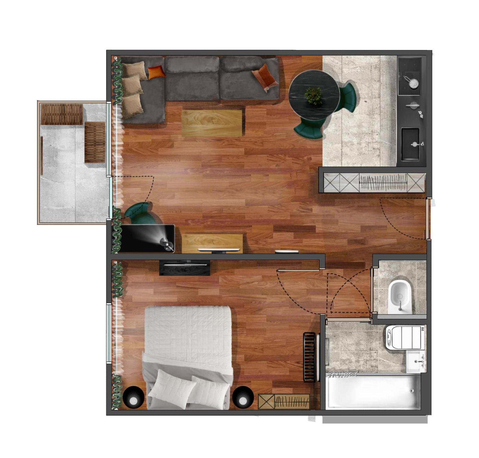 Gr8 Horizon - 43sqm Apartman
