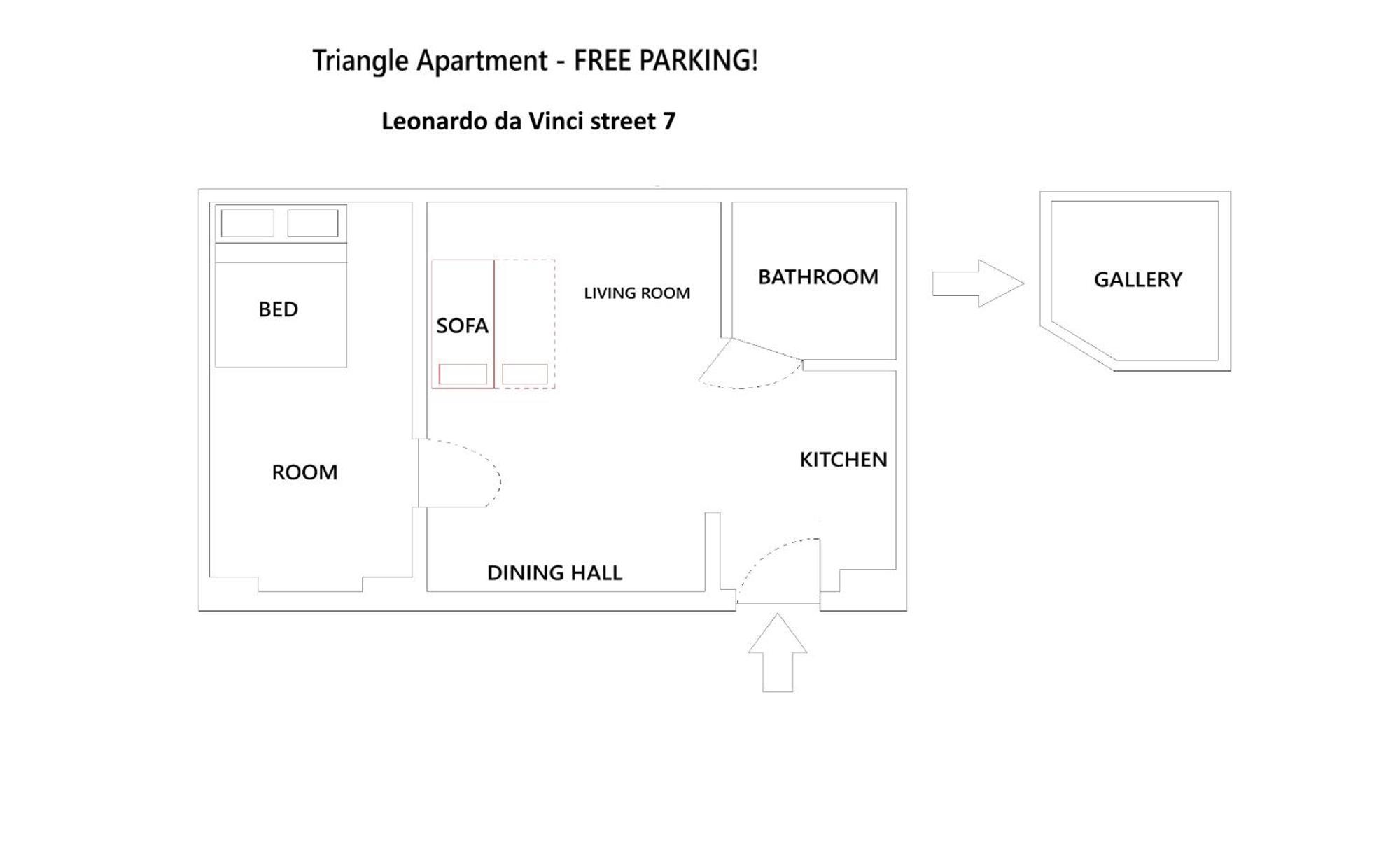 Apartment Triangle - Free Parking! Budapest