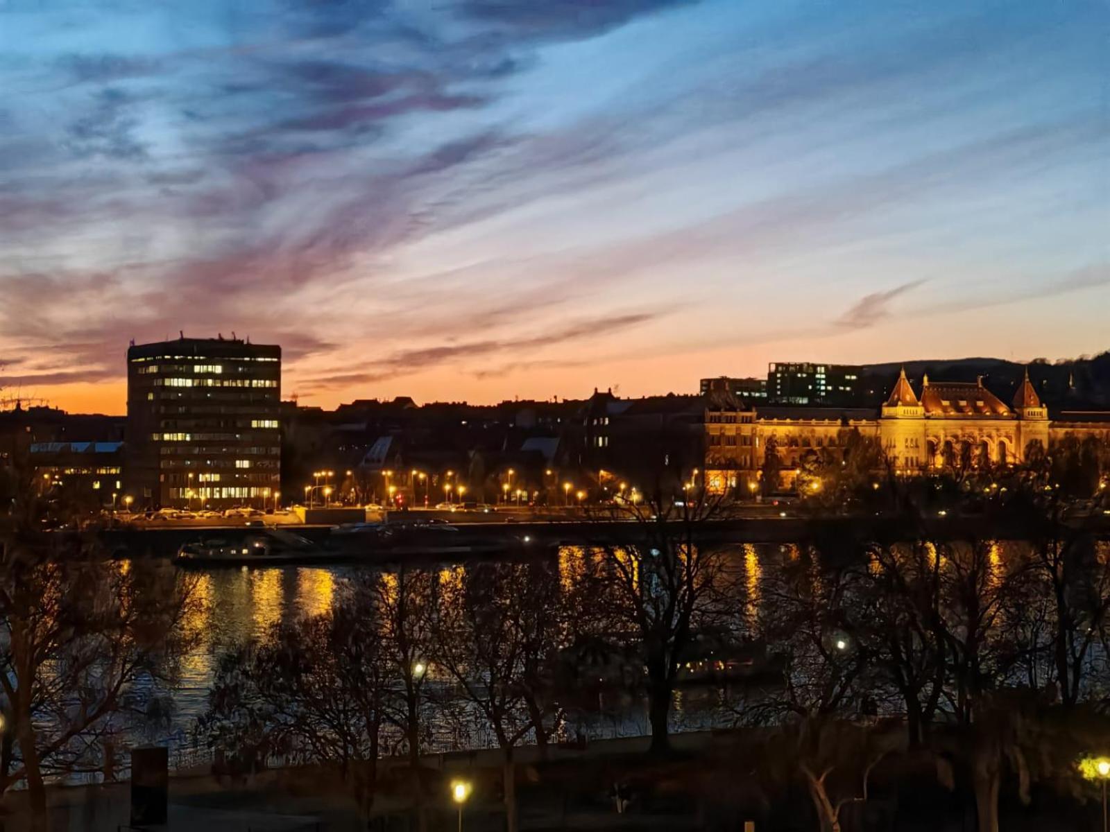 The Pearl With The Danube And Gellert Hill View