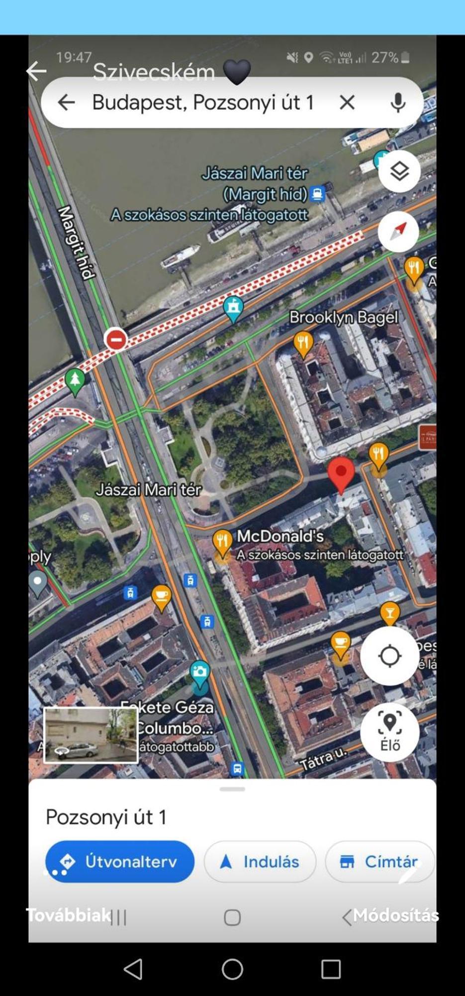 Pozsonyifirst Privat Margit Bridge Alloggio in famiglia Budapest