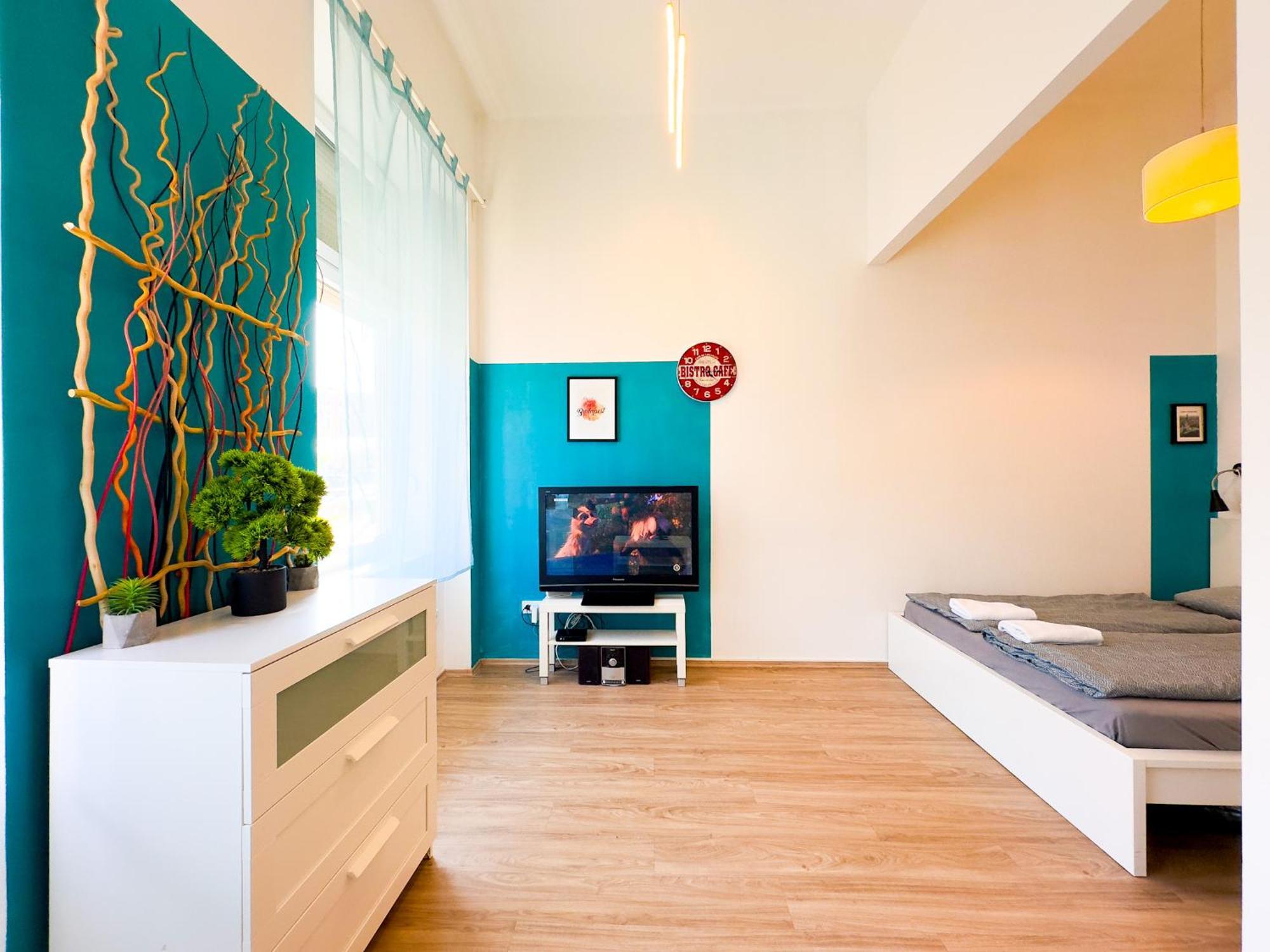 Spacious Buda Air Conditioning Apartment *