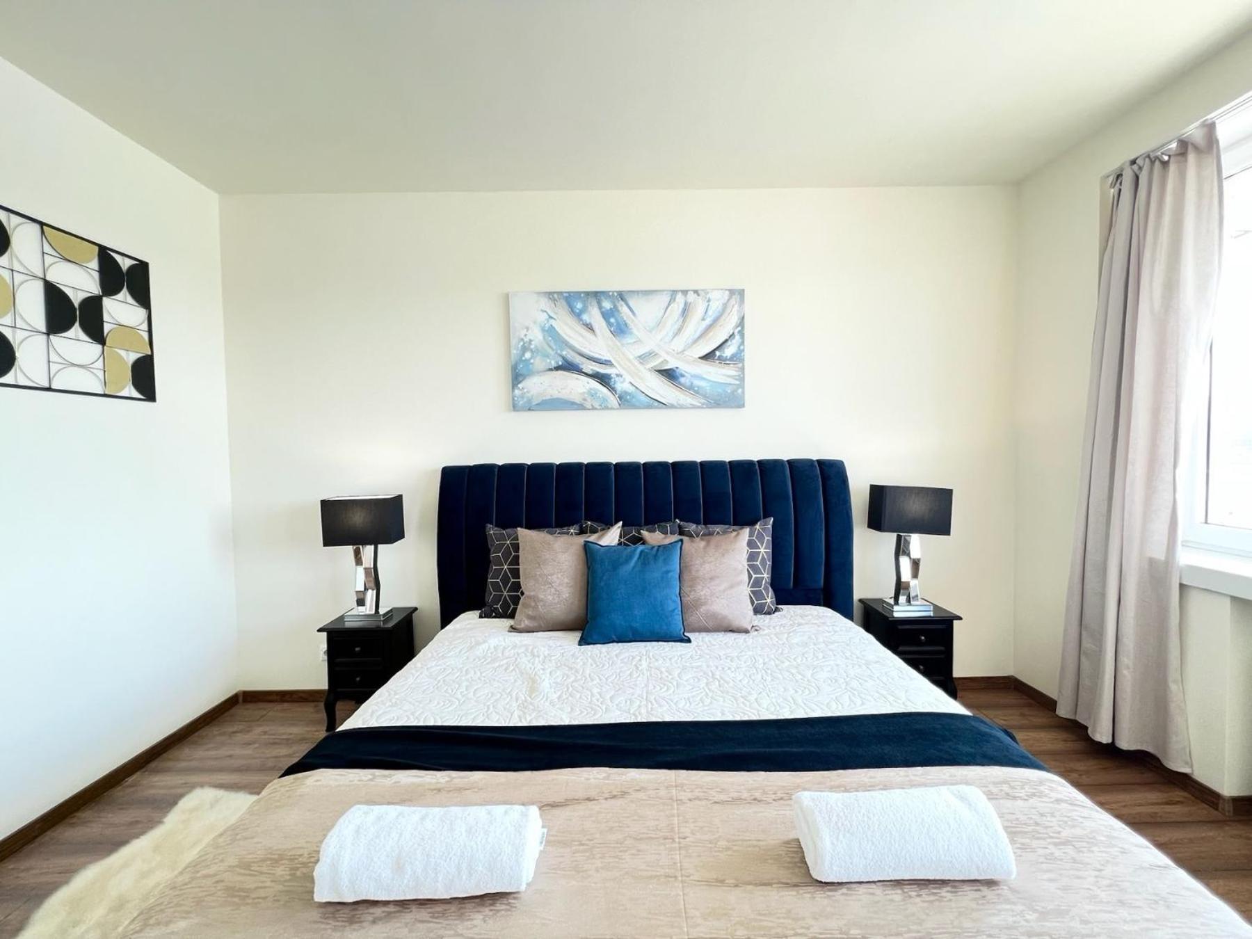 Luxury With A Beautiful View Of The Danube, Free - Wellness And Car Parking In The Center Of The Lägenhet