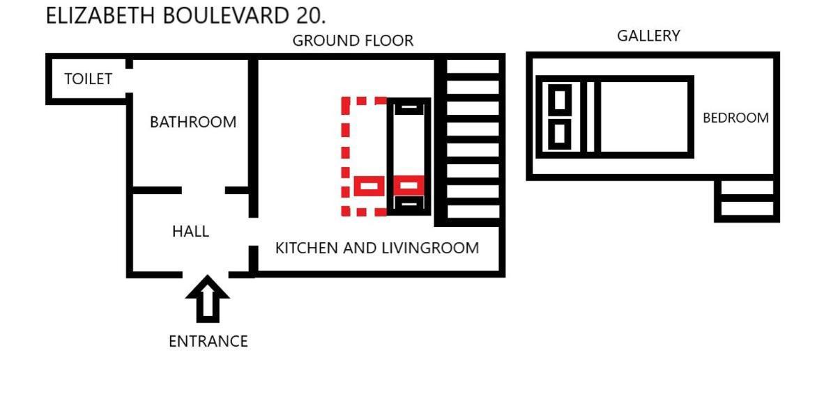 Elizabeth Boulevard Unity Apartament Budapeszt