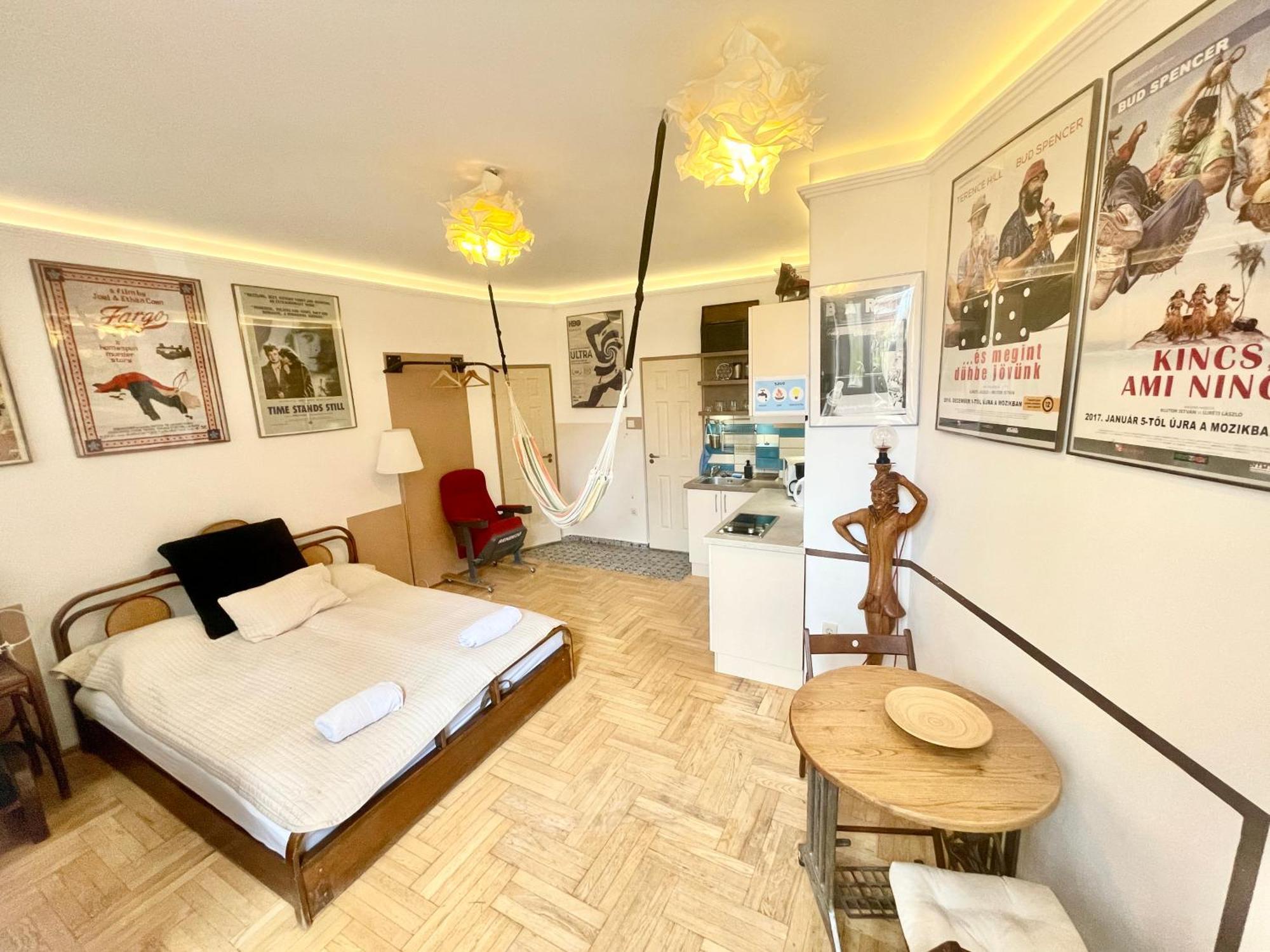Apartment Film Poster Or Coffee Basement With Terrace Budapest