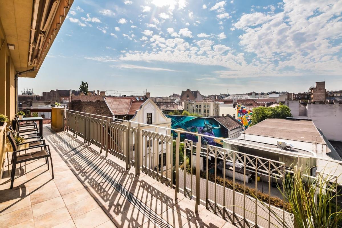 Penthouse Free Parking 2balconies Ac Budapest