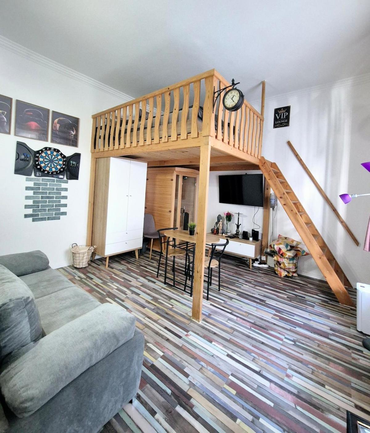 Apartment Loft&steam - Designer With Sauna & Ac
