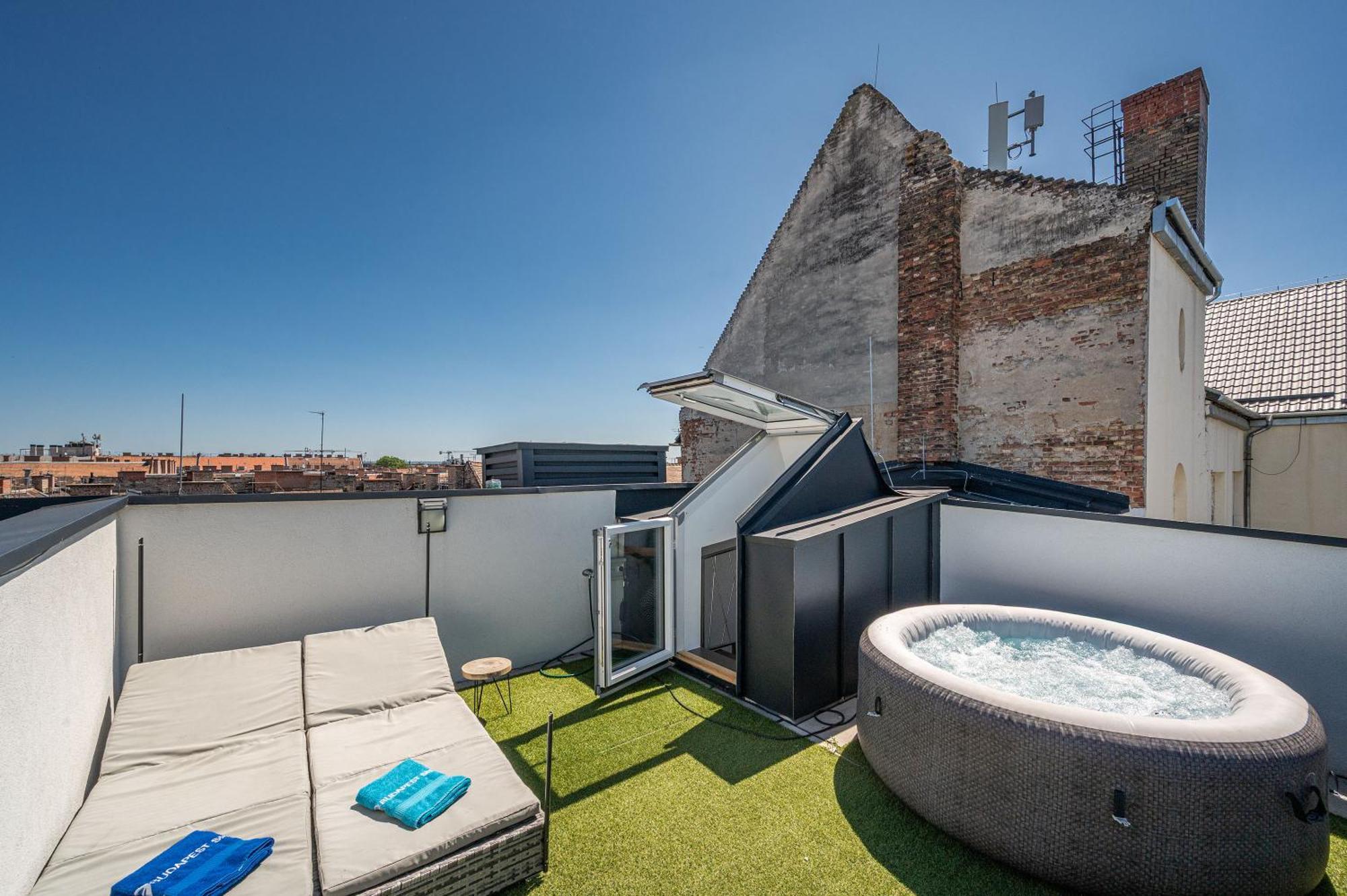 Luxury Penthouse W Garage - Centre Apartamento Budapest