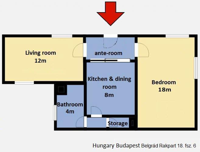 Lägenhet Duna Szecsi Budapest