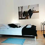 Black & White Apartment With A Gift Soft Panda