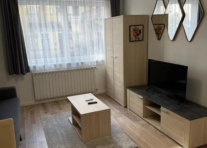 Retro Designed Central Apartment With Rooftop