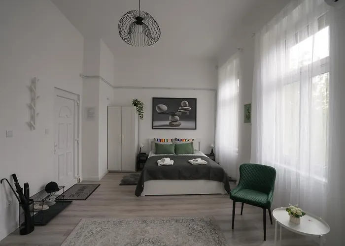 Beautiful Newly Refurbished Studio,Fully Equipped Apartment Walking Distance To The City Park Where You Will Find The World Famous Szechenyi Thermal Bath Spa, Museums , And The Capital Circus , Ac, Smart Tv, High Speed Internet