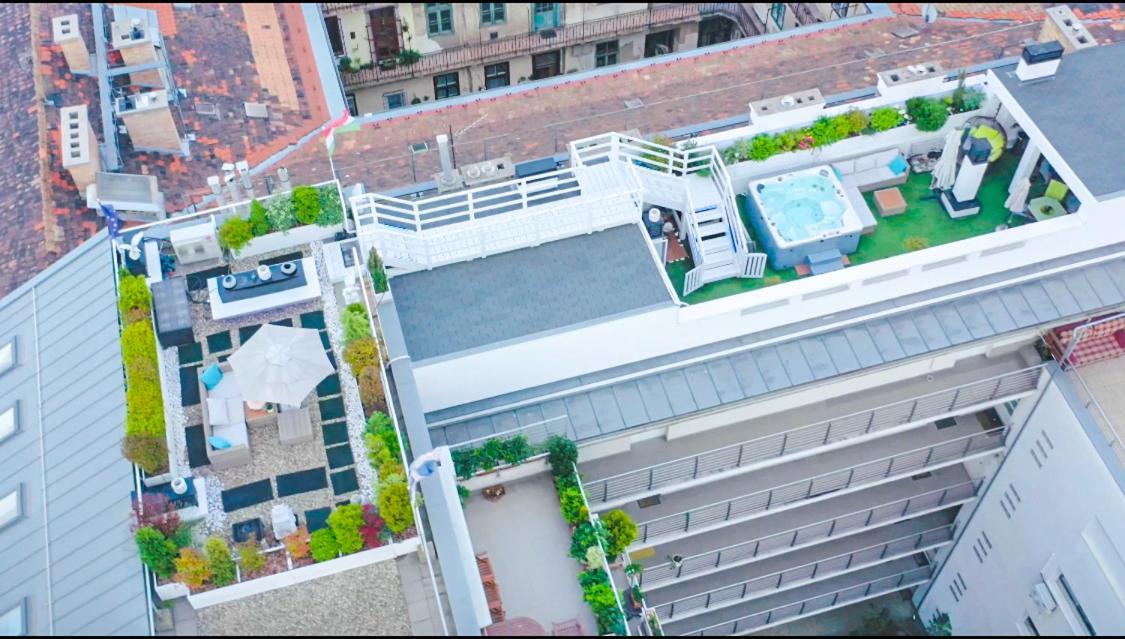 Skygarden - Luxury Penthouse With Private Jakuzzi Gym Sauna * Budapest