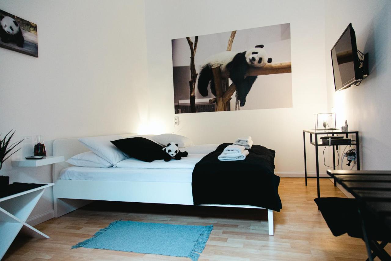 Black & White With A Gift Soft Panda Apartment Budapest