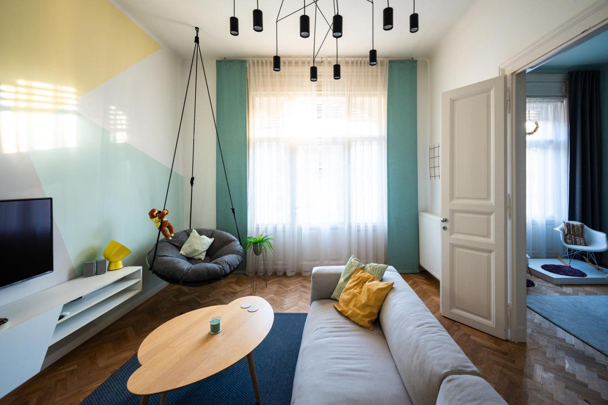 Modern, Design Lakas A Margit-sziget Mellett Apartamento