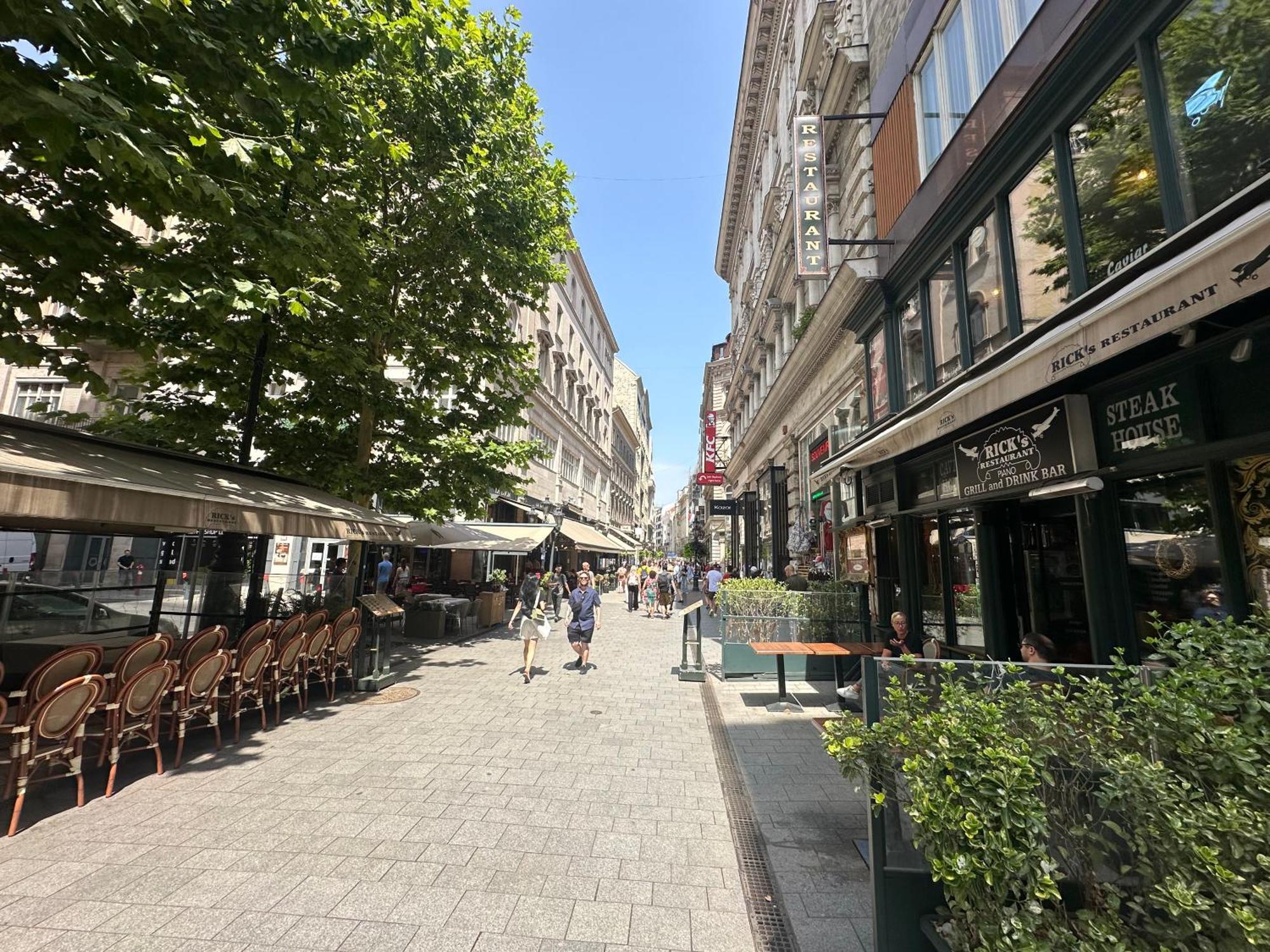 Bright Apartment In The Most Beautiful Street Of Budapest Vaci Street, Fashion Street Appartamento Budapest