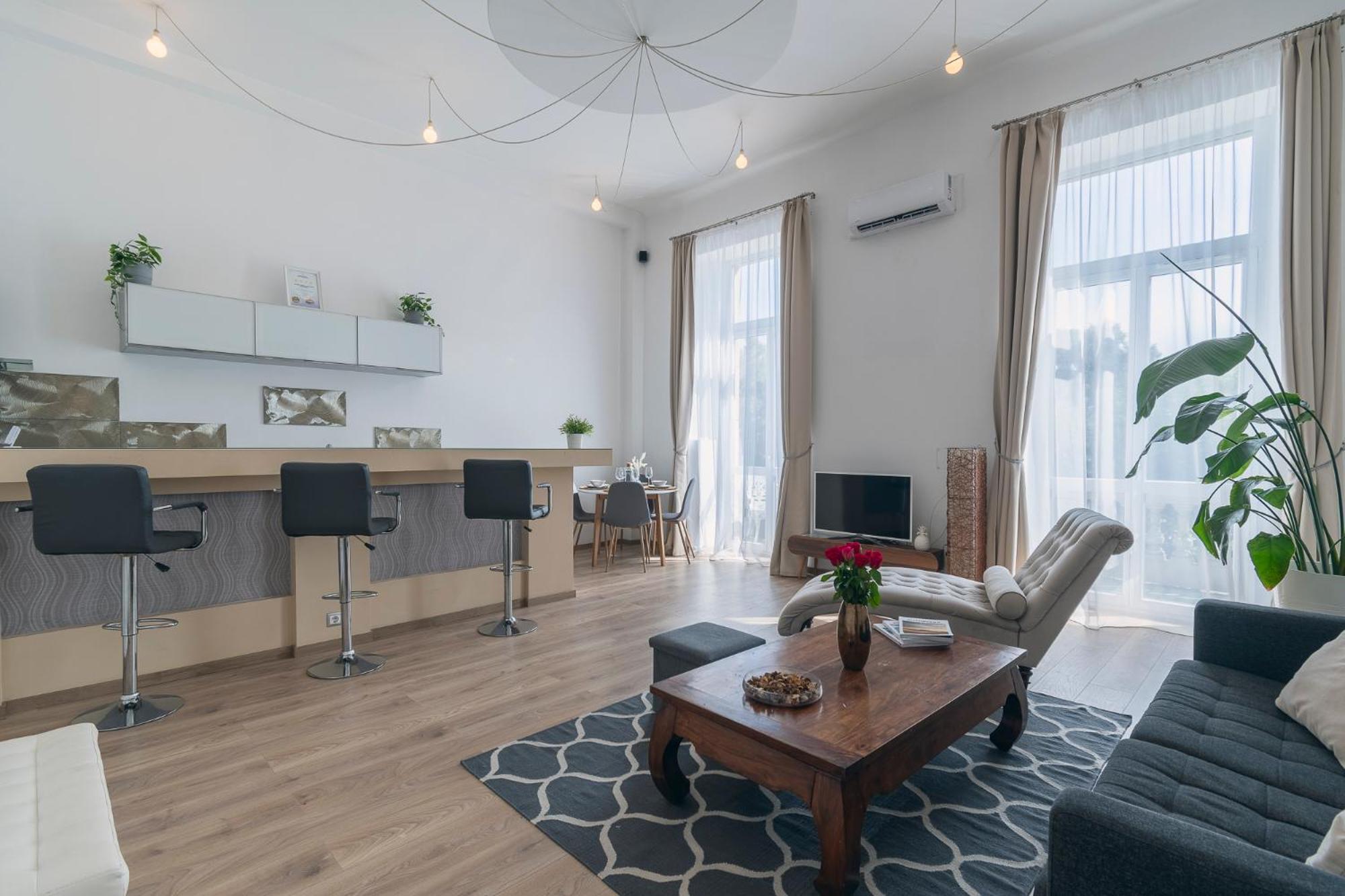 Lägenhet Danube Terrace Boutique With Private Sauna Budapest