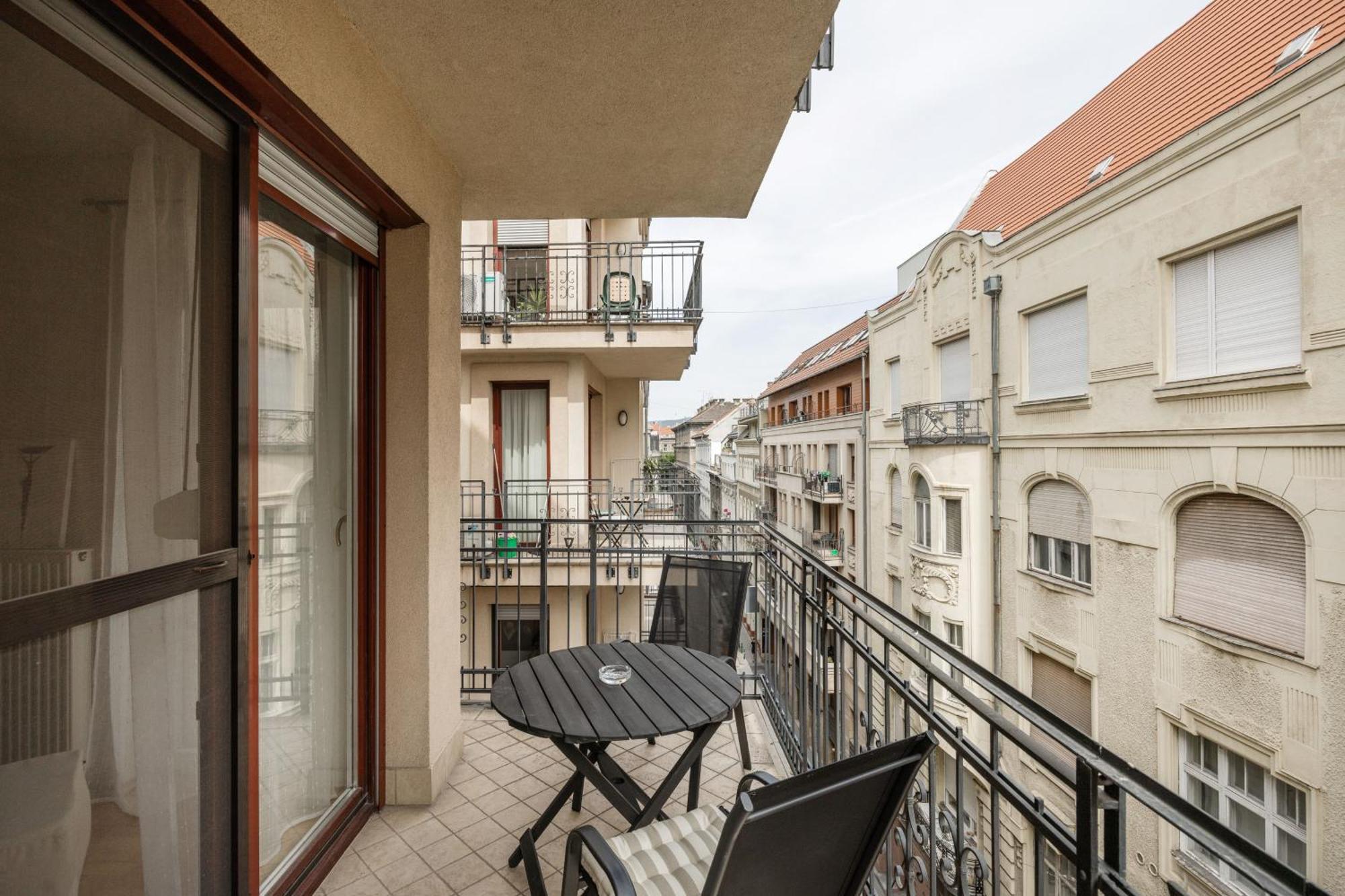 Bright And With Balcony Budapest