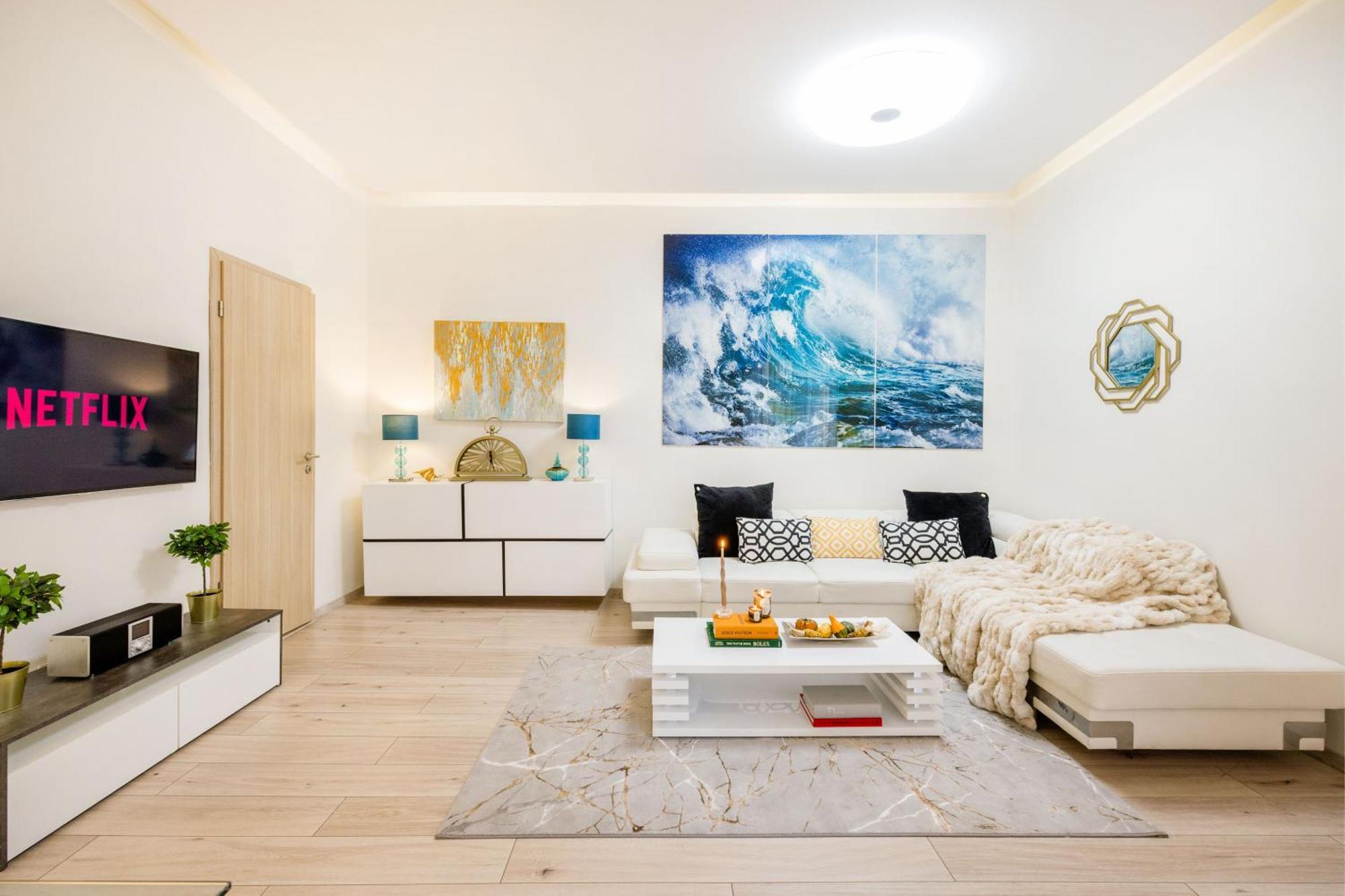 Appartamento Designer Luxury Next To Dohany Synagogue With Balcony