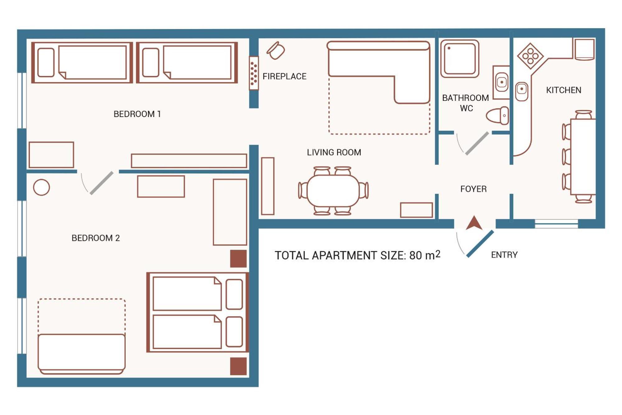 Apartman Fireplace Holidays Budapest