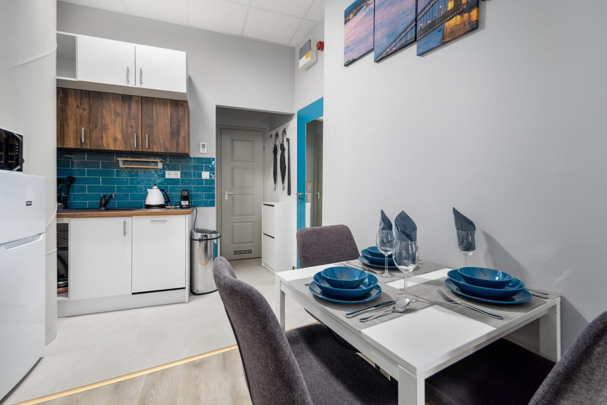Downtown House Blue