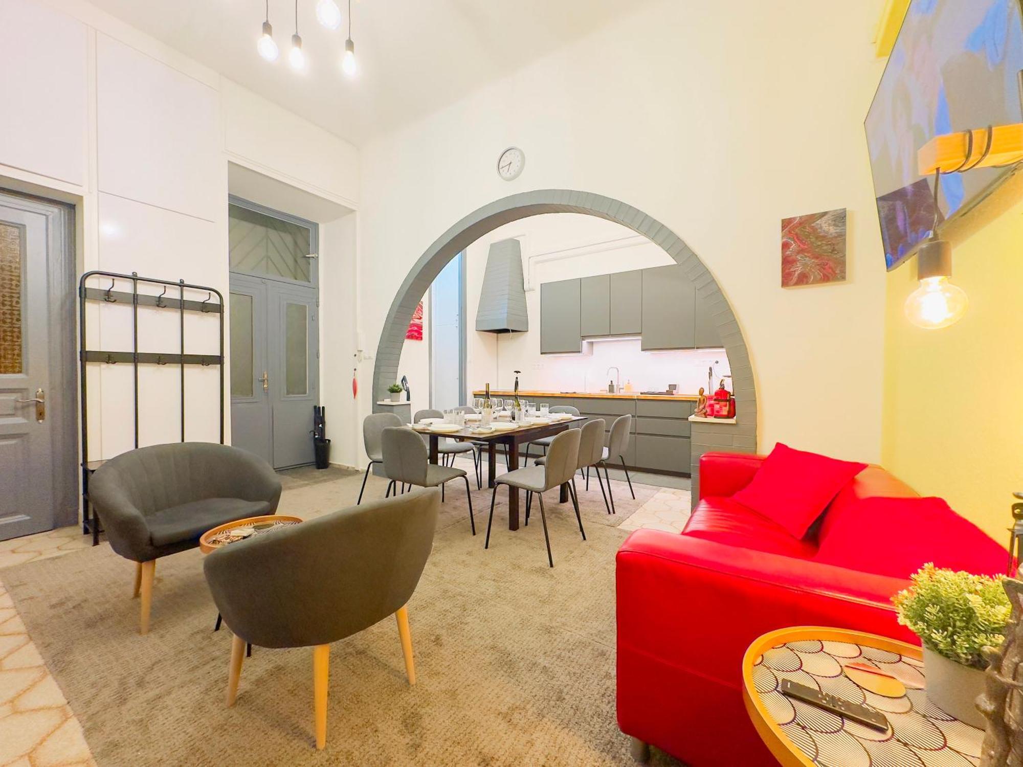 Rose House - Modern 5Br Gem In Central Budapest Ac Lägenhet
