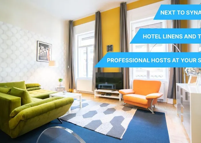 Freeparking - Great Synagogue Apartment, 2 Bedroom, 5 People ,Wifi, Ac