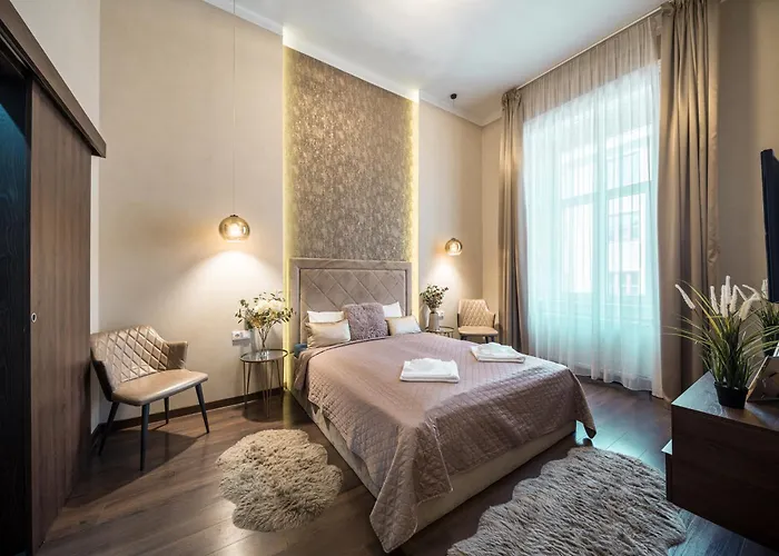 Dohany Dreamy Delight Luxury Apt With Sauna
