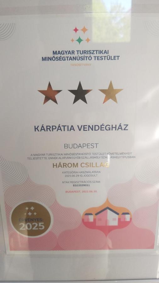 Vendégház Karpatia Vendeghaz 1201 *