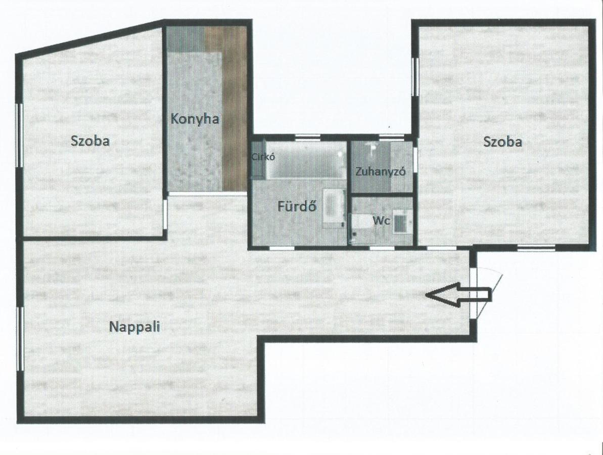 With 2 Bedrooms Near Gellert Thermal Bath Budapest