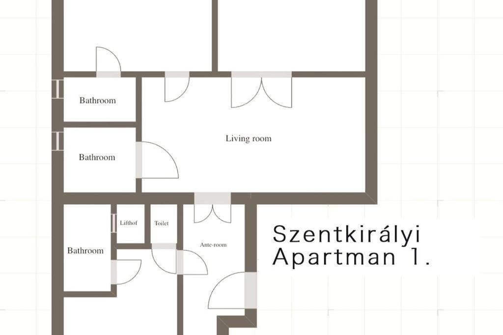 Szentkiralyi Apartman 1 *