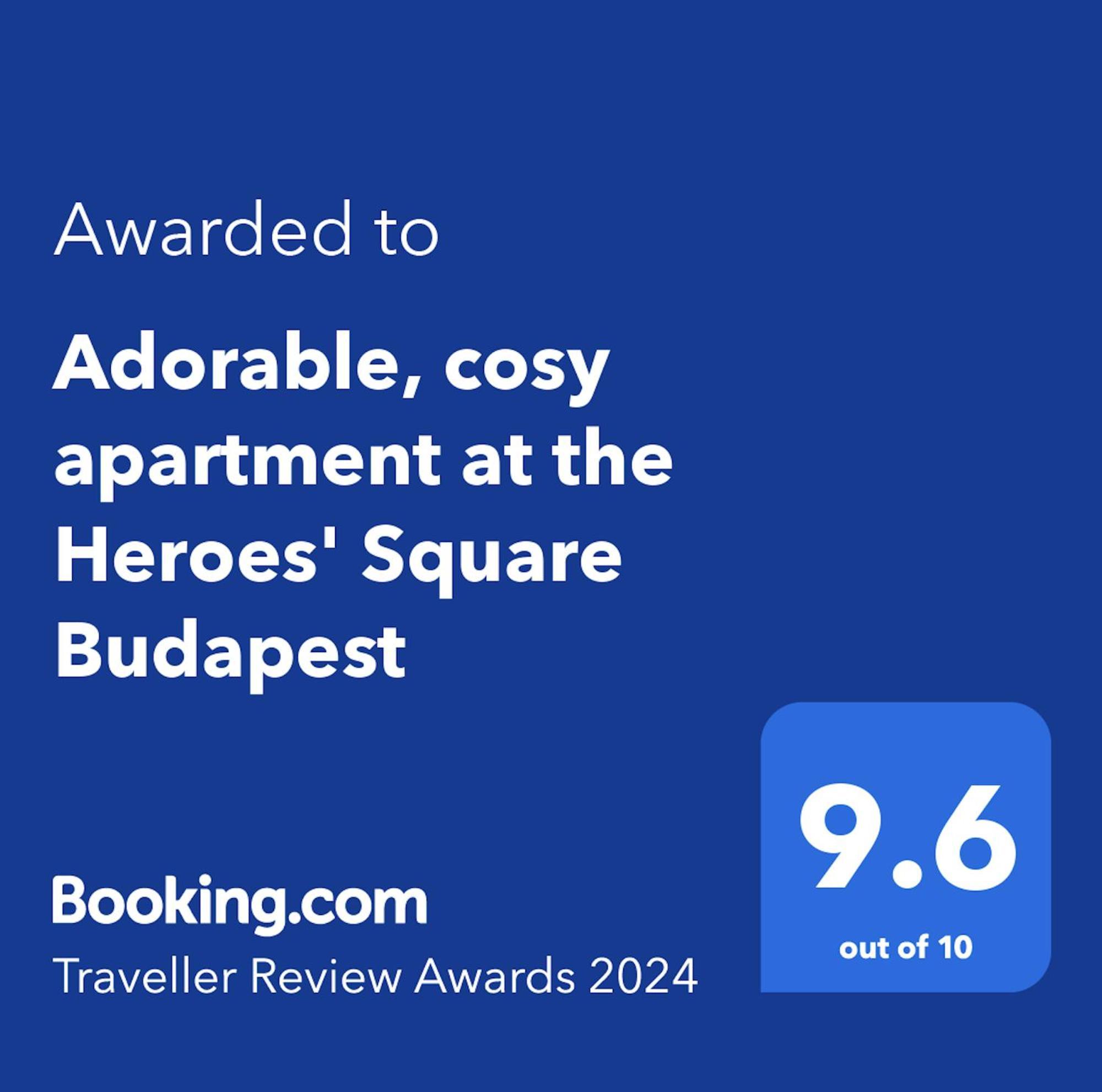 Adorable, Cosy At The Heroes' Square Apartment Budapest