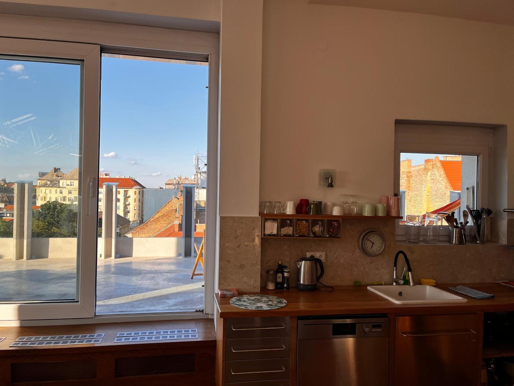 Luxury Penthouse With Giga Terrace In Buda Center *