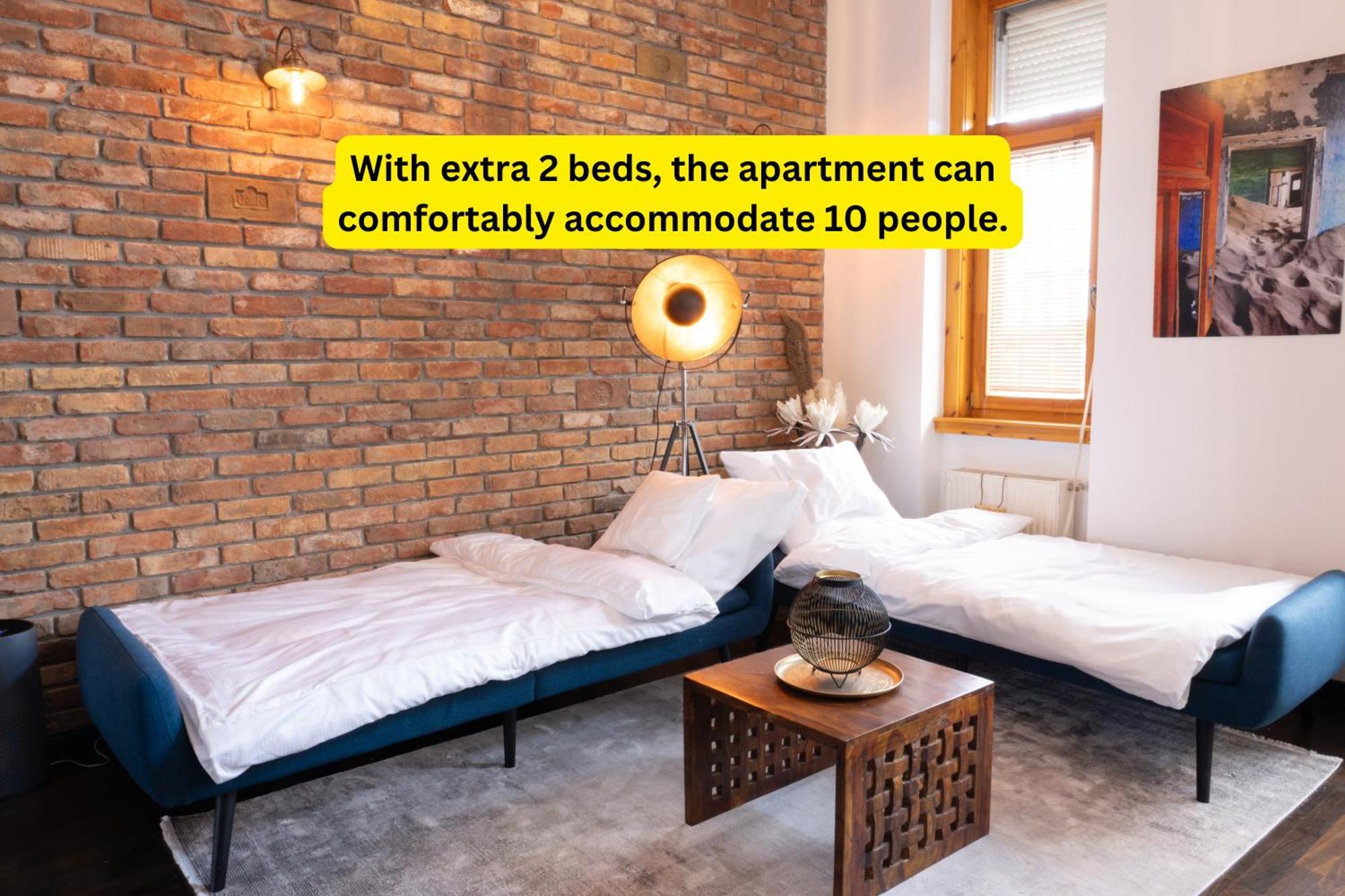 Rustic Downtown 106 M2 Apartament Budapeszt