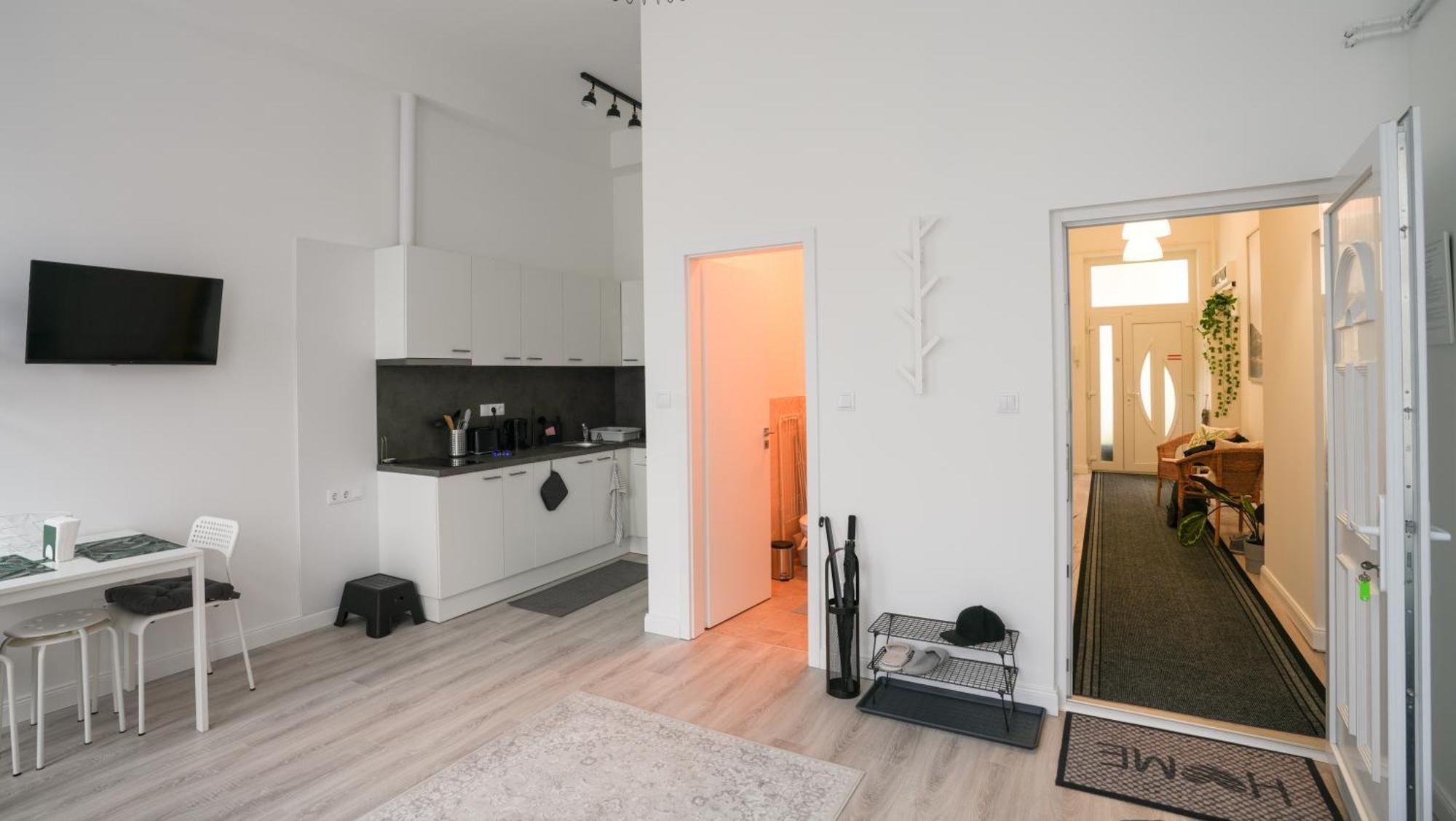 Beautiful Newly Refurbished Studio,fully Equipped Walking Distance To The Park Where Will Find The World Famous Szechenyi Thermal Bath Spa, Museums , And The Capital Circus , Ac, Smart Tv, High Speed Internet Apartmán Budapešť