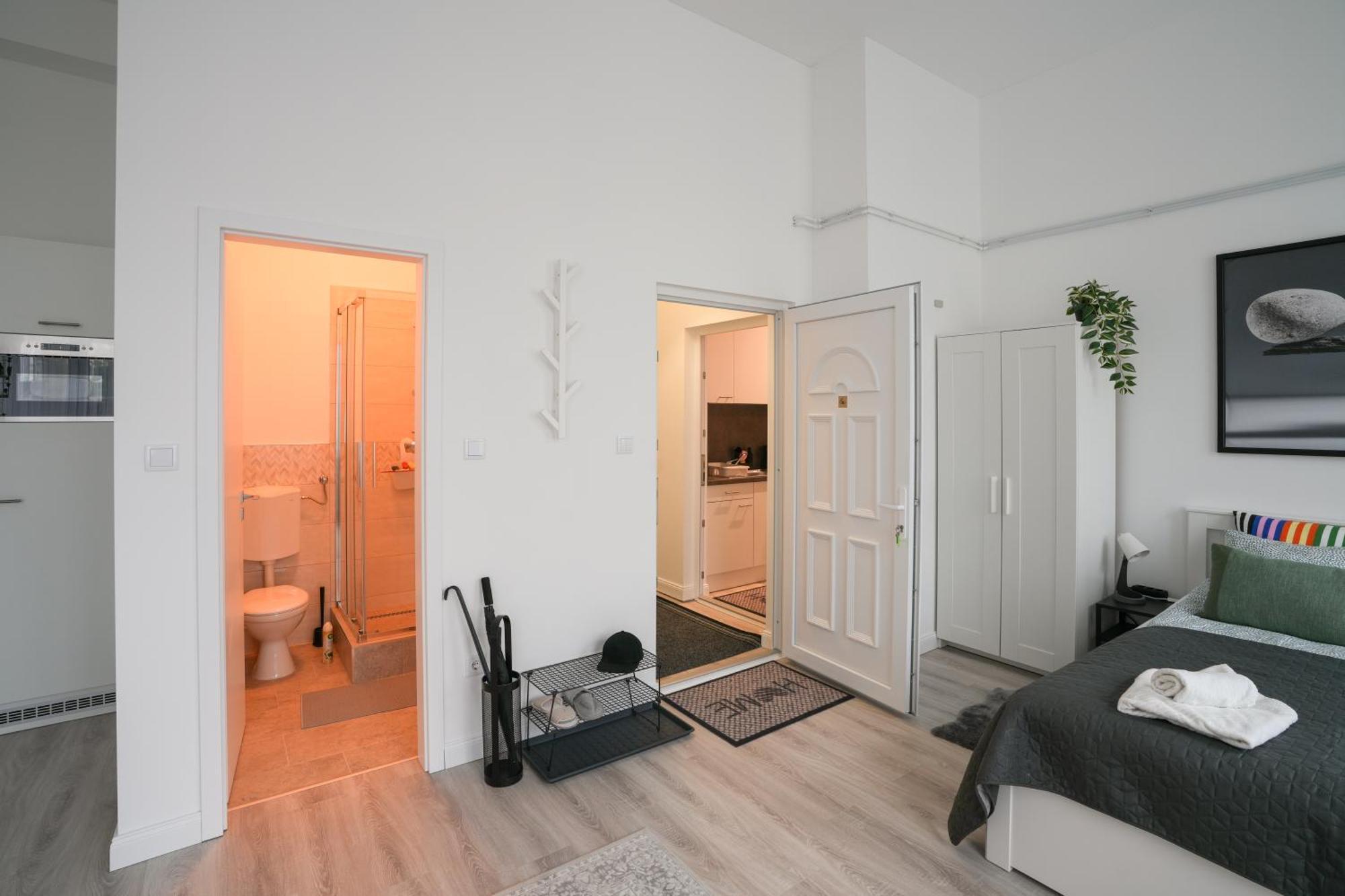Beautiful Newly Refurbished Studio,fully Equipped Walking Distance To The Park Where Will Find The World Famous Szechenyi Thermal Bath Spa, Museums , And The Capital Circus , Ac, Smart Tv, High Speed Internet Budapešť